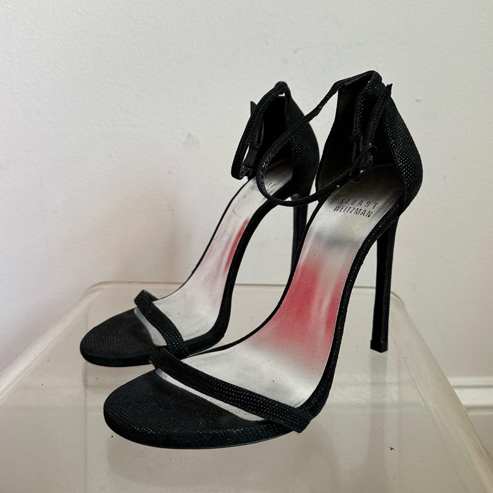 Stuart Weitzman Black Nudist Pumps Size 37.5